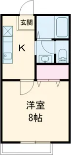 ベール コリヌ【2階】の間取り