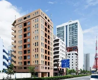 東京都港区三田2【マンション】の外観