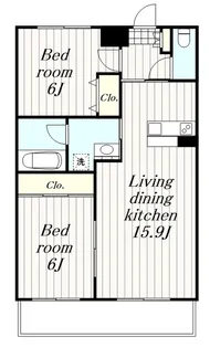 クレアモントさがみ野【3階】の間取り