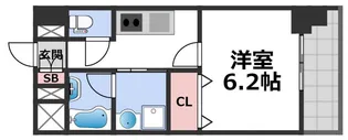 セイワパレス真田山公園南【8階】の間取り