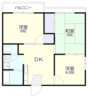 ピアコートイシカワ【2階】の間取り
