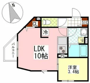 アマンド浅草【2階】の間取り