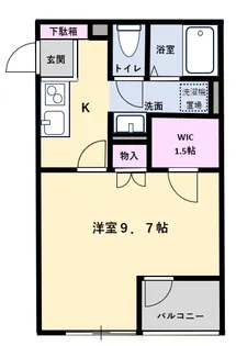La confole(ラ コンフォーレ)【3階】の間取り