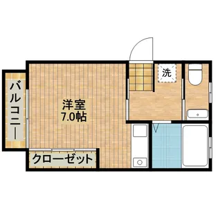 パークサイドパリス【1階】の間取り