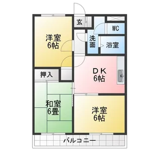 ストークハウス岩崎A【1階】の間取り