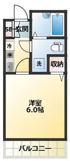 メゾン伊藤2【1階】の間取り