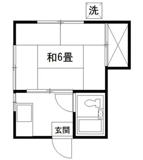 サンヒロミ【1階】の間取り
