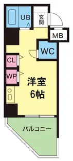 YKハイツ松の内【2階】の間取り