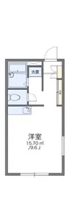 レオパレス武蔵砂川I【1階】の間取り