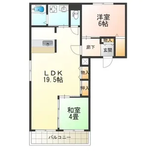 メリー花園【2階】の間取り