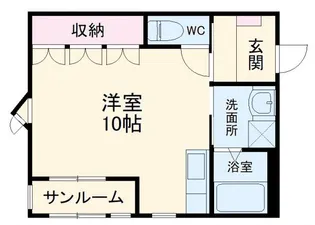 イーストサイド III【1階】の間取り