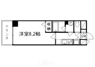 アスヴェル京都二条駅前II【5階】の間取り