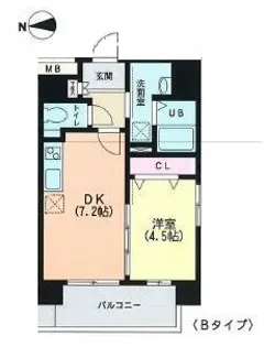 フィーカ牛込柳町【2階】の間取り