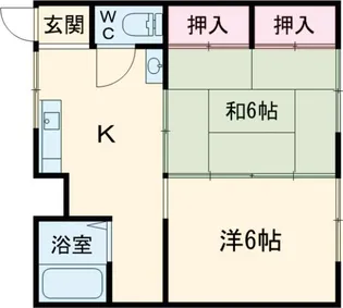 フレンドK【1階】の間取り
