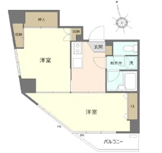 西浅草松井ビル【7階】の間取り