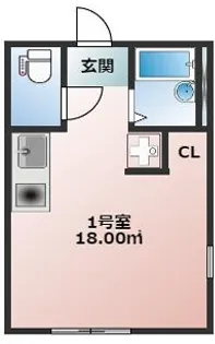 アクシスコート大和【3階】の間取り