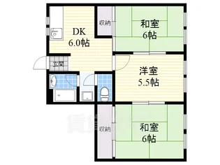 大善寺ビル【2階】の間取り