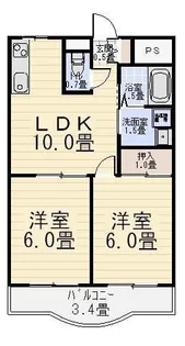 エムズ【3階】の間取り