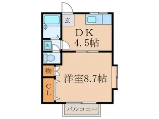 トキワハイツ【2階】の間取り