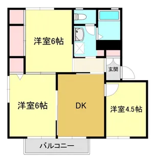 メルベーユ【2階】の間取り