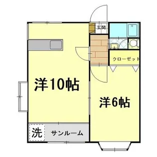 メゾン博文【2階】の間取り