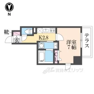 レリーフ南塚口【1階】の間取り