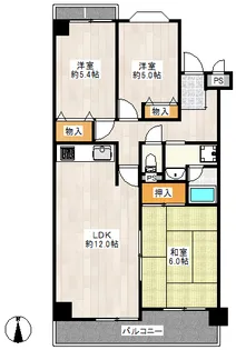 アンリハイツ【3階】の間取り