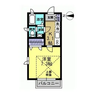 ル・レーヴェ【2階】の間取り