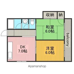 KTコスモ【4階】の間取り