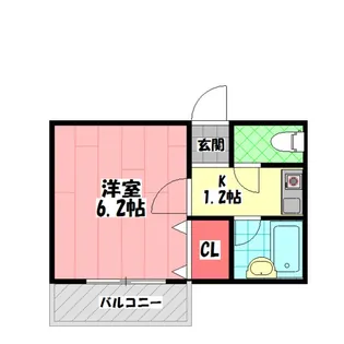 ルゼロII【3階】の間取り