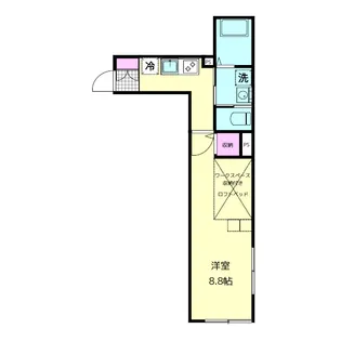 BELLE DEMEURU【2階】の間取り