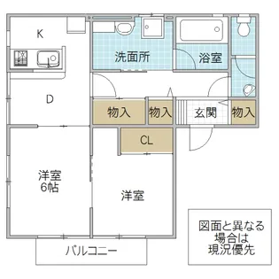 ステージアミュウ【2階】の間取り