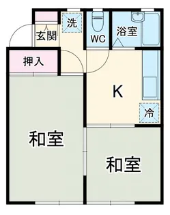 ドエルタカハシ【2階】の間取り