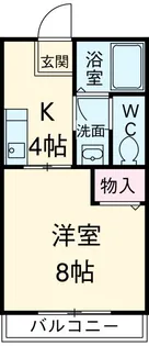 コーポ山本【1階】の間取り