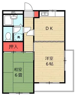 プラザ吉川90【1階】の間取り