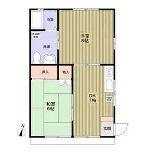 テラスA【1階】の間取り