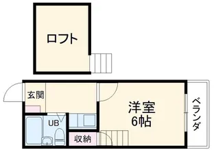 シーズンコート有松【1階】の間取り