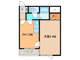 エースII【3階】の間取り