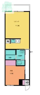 EXCEL長田B【1階】の間取り