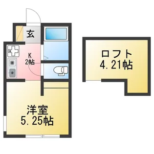 アリエッタ寺前【1階】の間取り