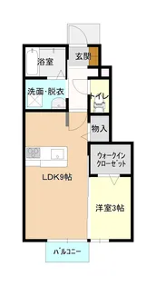 プレミアム日の出IIA棟【1階】の間取り