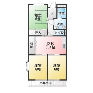 Linpia MAKI【1階】の間取り