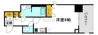 BPRレジデンス江坂【11階】の間取り