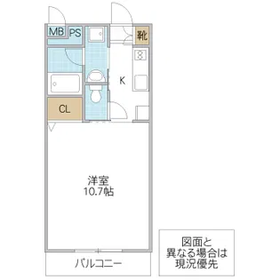 ラヴィエール ミト【1階】の間取り
