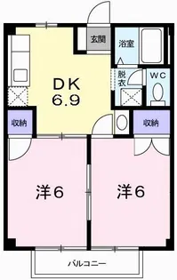 グレースハイム【2階】の間取り