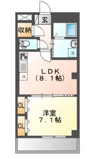 Neue -ノイエ-【3階】の間取り