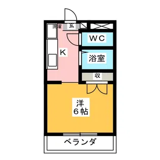 ガーデンヒルズ春日【3階】の間取り