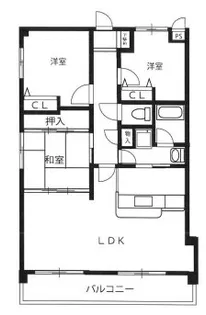 パセオ南茨木【5階】の間取り