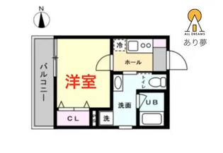 MIRAIS根岸【2階】の間取り