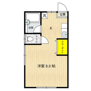 ラフォーレ赤塚【1階】の間取り